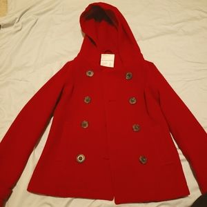 Aéropostale hooded peacoat